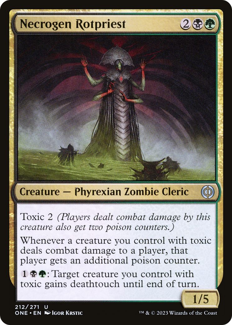 Necrogen Rotpriest [Phyrexia: All Will Be One] | Pegasus Games WI