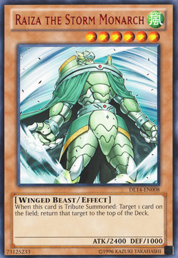 Raiza the Storm Monarch (Red) [DL14-EN008] Rare | Pegasus Games WI