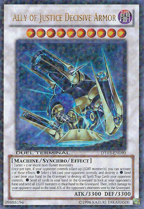 Ally of Justice Decisive Armor [DT03-EN090] Ultra Rare | Pegasus Games WI