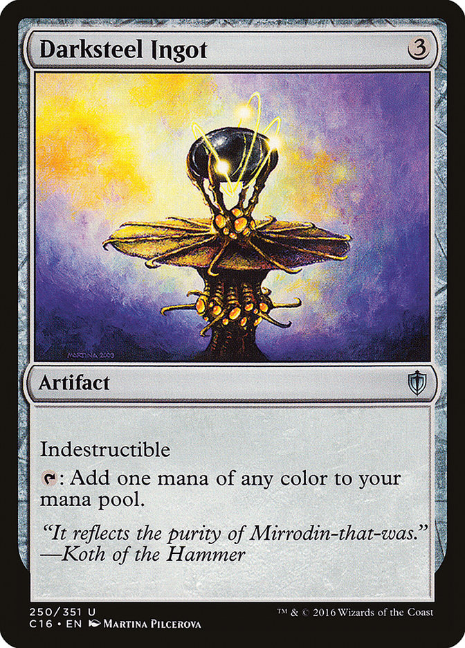 Darksteel Ingot [Commander 2016] | Pegasus Games WI
