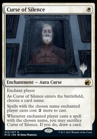 Curse of Silence (Promo Pack) [Innistrad: Midnight Hunt Promos] | Pegasus Games WI
