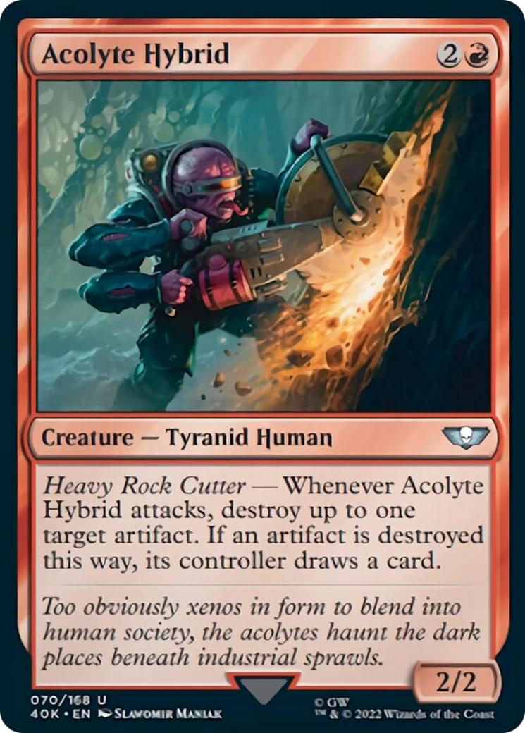 Acolyte Hybrid (Surge Foil) [Warhammer 40,000] | Pegasus Games WI