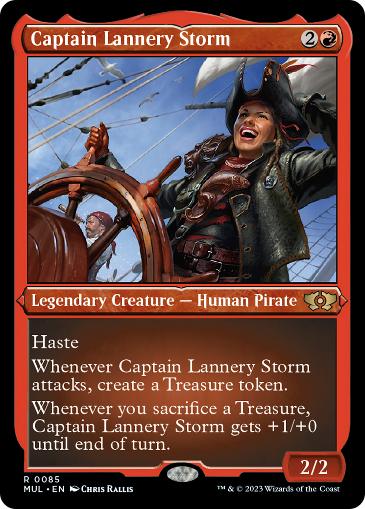 Captain Lannery Storm (Foil Etched) [Multiverse Legends] | Pegasus Games WI