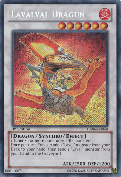 Lavalval Dragun [HA06-EN048] Secret Rare | Pegasus Games WI