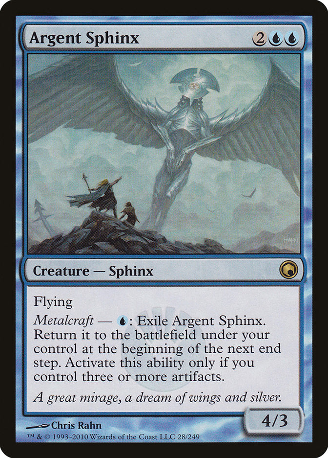 Argent Sphinx [Scars of Mirrodin] | Pegasus Games WI