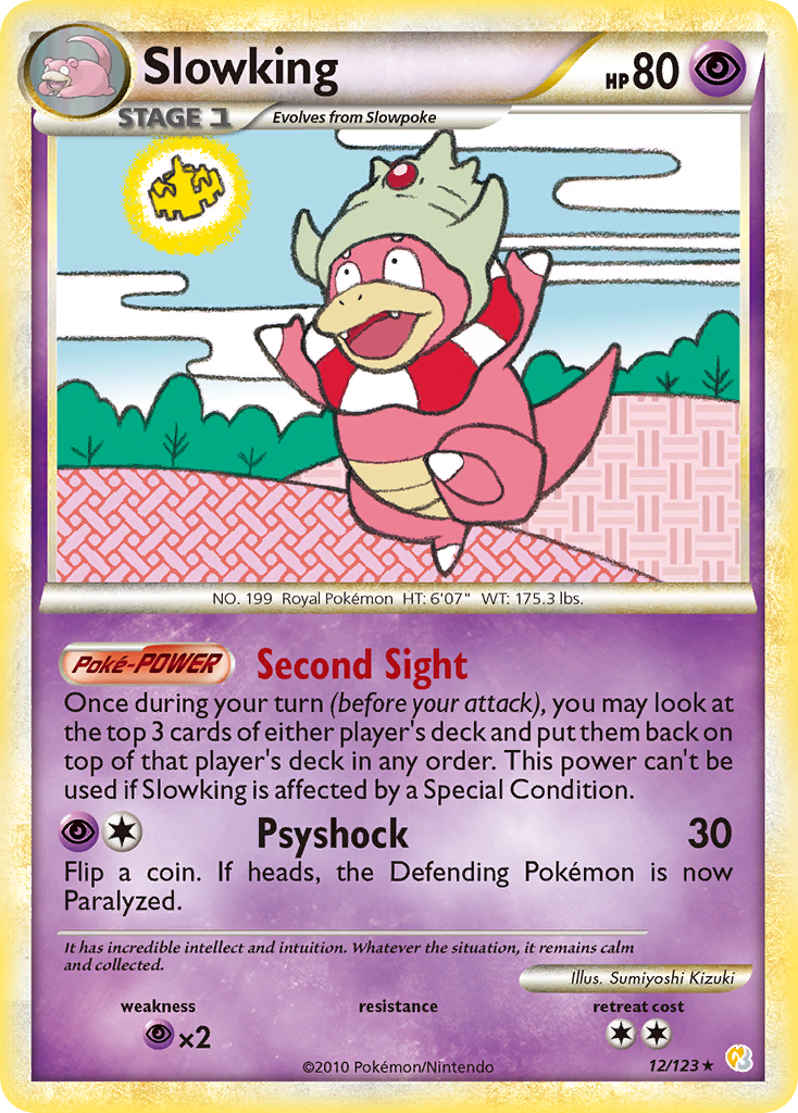 Slowking (12/123) [HeartGold & SoulSilver: Base Set] | Pegasus Games WI
