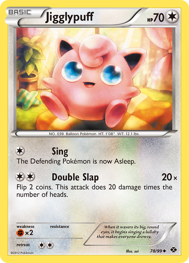 Jigglypuff (78/99) [Black & White: Next Destinies] | Pegasus Games WI