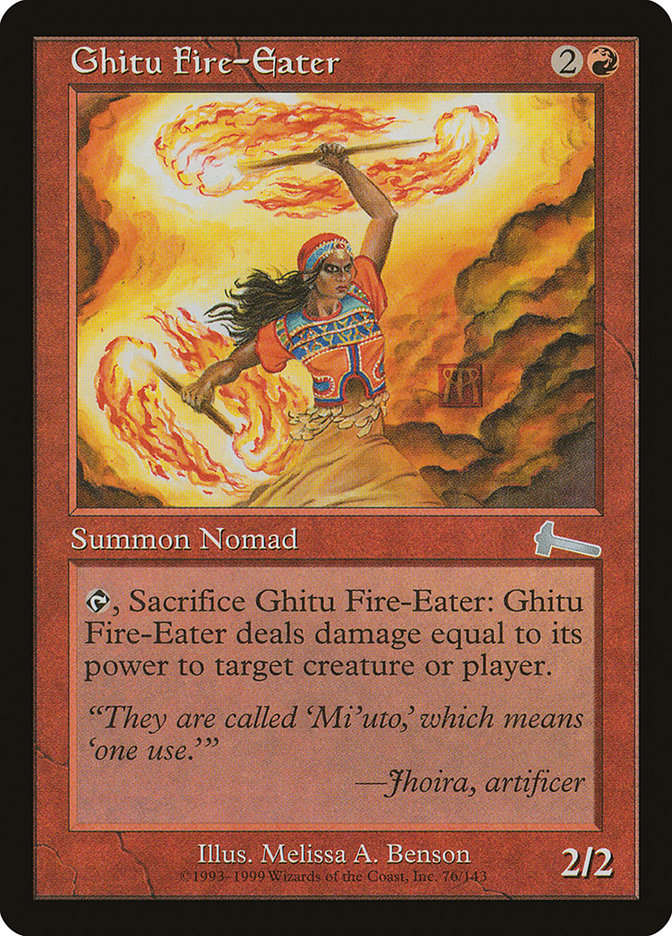 Ghitu Fire-Eater [Urza's Legacy] | Pegasus Games WI