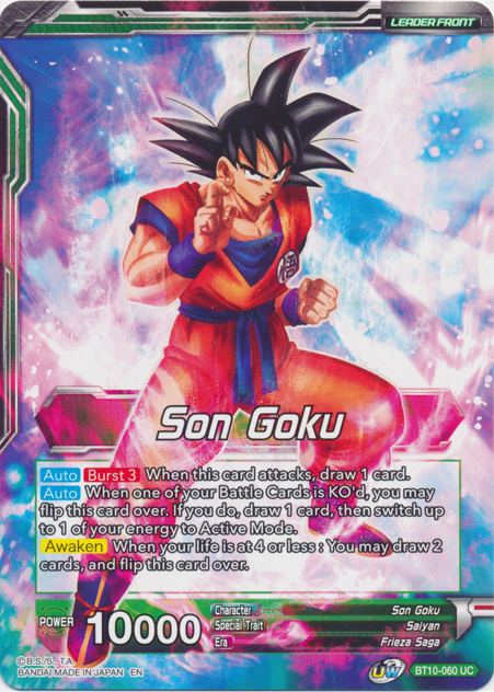Son Goku // Ferocious Strike SS Son Goku (BT10-060) [Rise of the Unison Warrior Prerelease Promos] | Pegasus Games WI