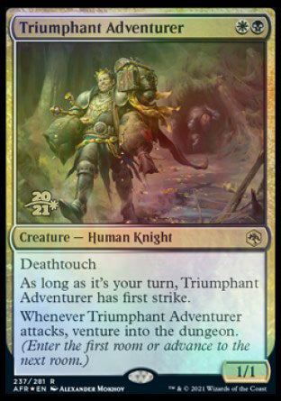 Triumphant Adventurer [Dungeons & Dragons: Adventures in the Forgotten Realms Prerelease Promos] | Pegasus Games WI