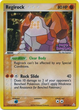 Regirock (28/110) (Stamped) [EX: Holon Phantoms] | Pegasus Games WI