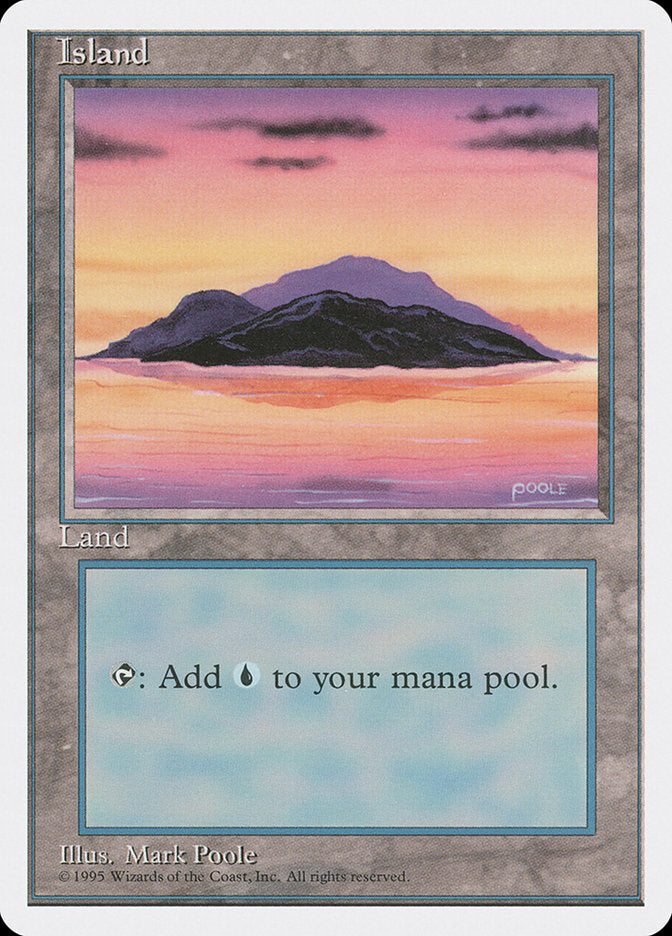 Island (Sunset / Signature on Right) [Fourth Edition] | Pegasus Games WI