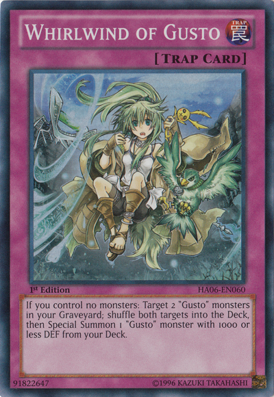 Whirlwind of Gusto [HA06-EN060] Super Rare | Pegasus Games WI