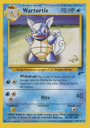 Wartortle (63/130) (W Stamped Promo) [Base Set 2] | Pegasus Games WI