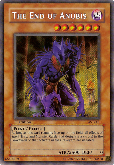The End of Anubis [AST-000] Secret Rare | Pegasus Games WI