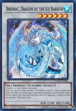 Brionac, Dragon of the Ice Barrier [DUDE-EN008] Ultra Rare | Pegasus Games WI