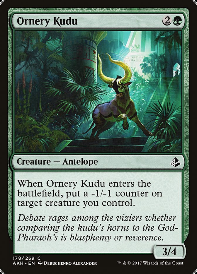 Ornery Kudu [Amonkhet] | Pegasus Games WI