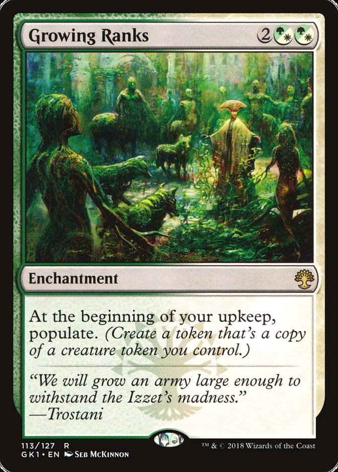 Growing Ranks [Guilds of Ravnica Guild Kit] | Pegasus Games WI