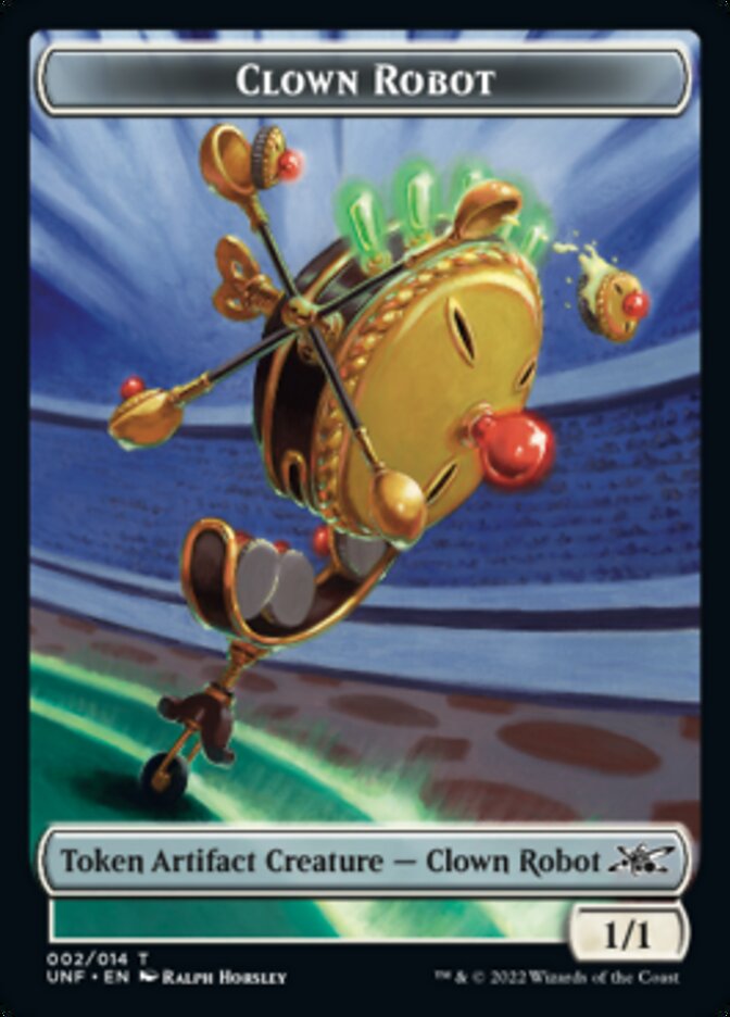 Clown Robot (002) Token [Unfinity Tokens] | Pegasus Games WI