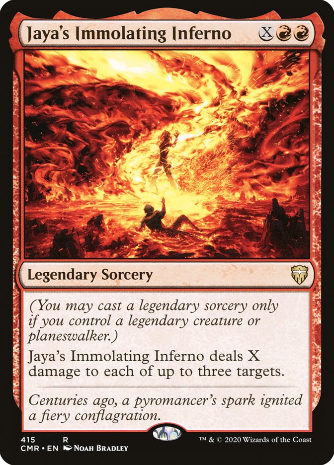 Jaya's Immolating Inferno [Commander Legends] | Pegasus Games WI