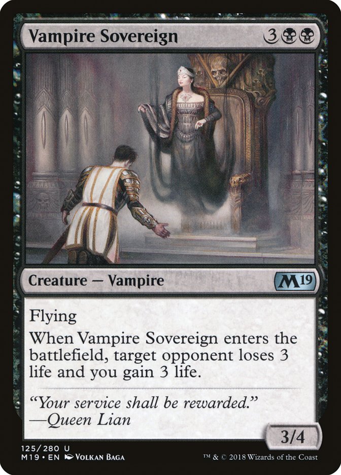 Vampire Sovereign [Core Set 2019] | Pegasus Games WI