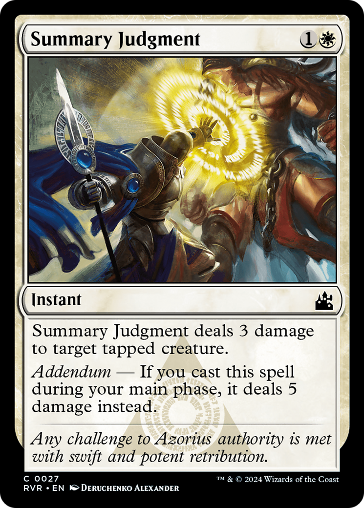 Summary Judgment [Ravnica Remastered] | Pegasus Games WI