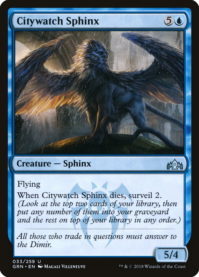 Citywatch Sphinx [Guilds of Ravnica] | Pegasus Games WI