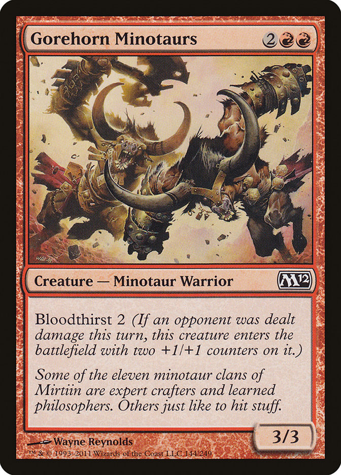 Gorehorn Minotaurs [Magic 2012] | Pegasus Games WI