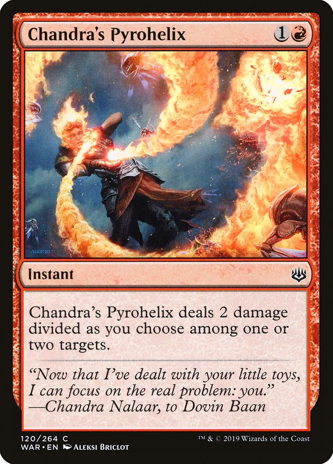 Chandra's Pyrohelix [War of the Spark] | Pegasus Games WI