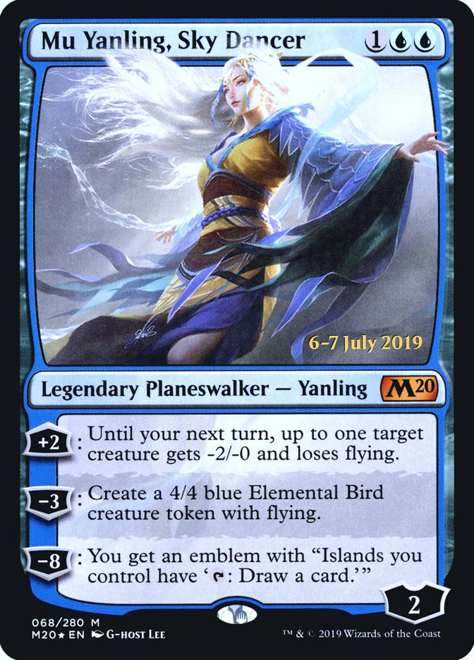 Mu Yanling, Sky Dancer [Core Set 2020 Prerelease Promos] | Pegasus Games WI