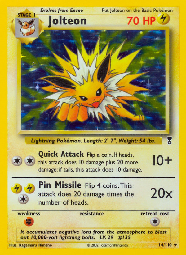 Jolteon (14/110) [Legendary Collection] | Pegasus Games WI