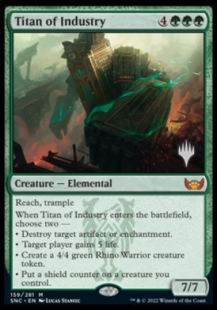 Titan of Industry (Promo Pack) [Streets of New Capenna Promos] | Pegasus Games WI