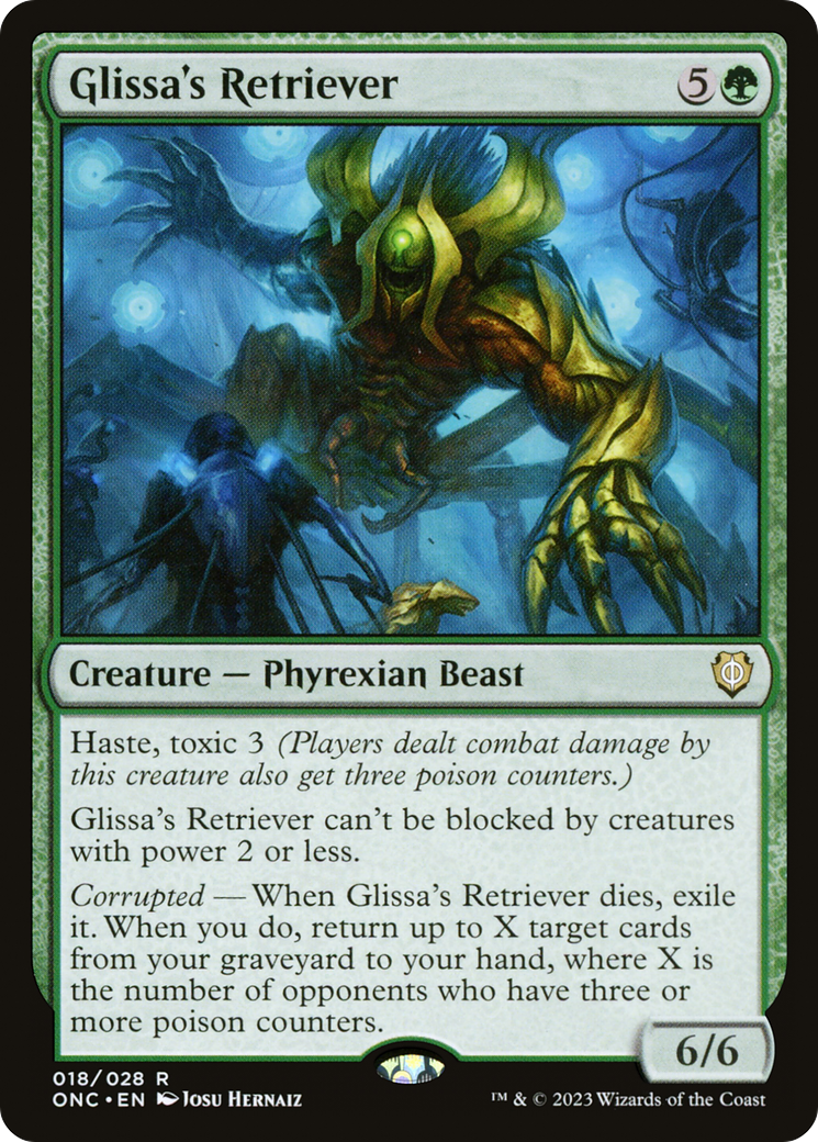 Glissa's Retriever [Phyrexia: All Will Be One Commander] | Pegasus Games WI