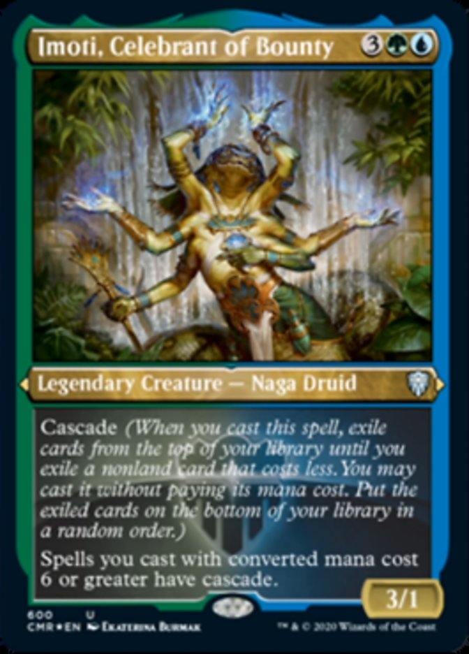Imoti, Celebrant of Bounty (Etched) [Commander Legends] | Pegasus Games WI