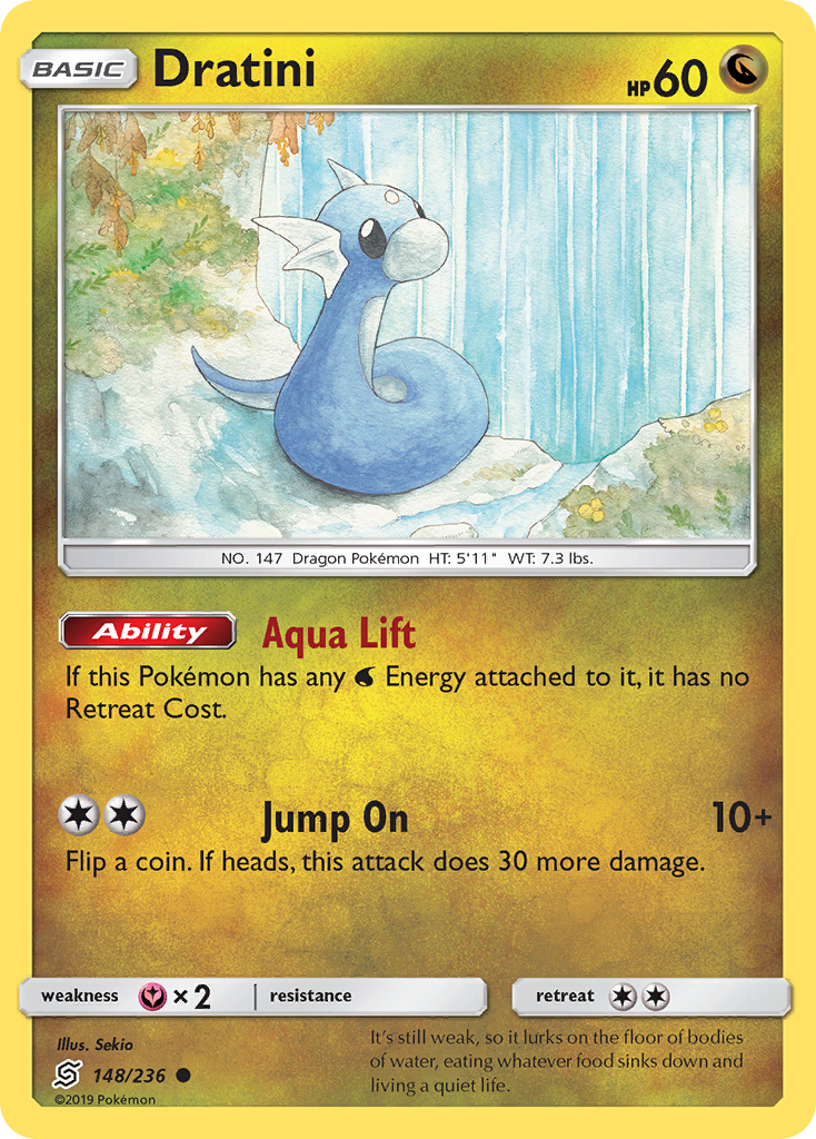 Dratini (148/236) [Sun & Moon: Unified Minds] | Pegasus Games WI