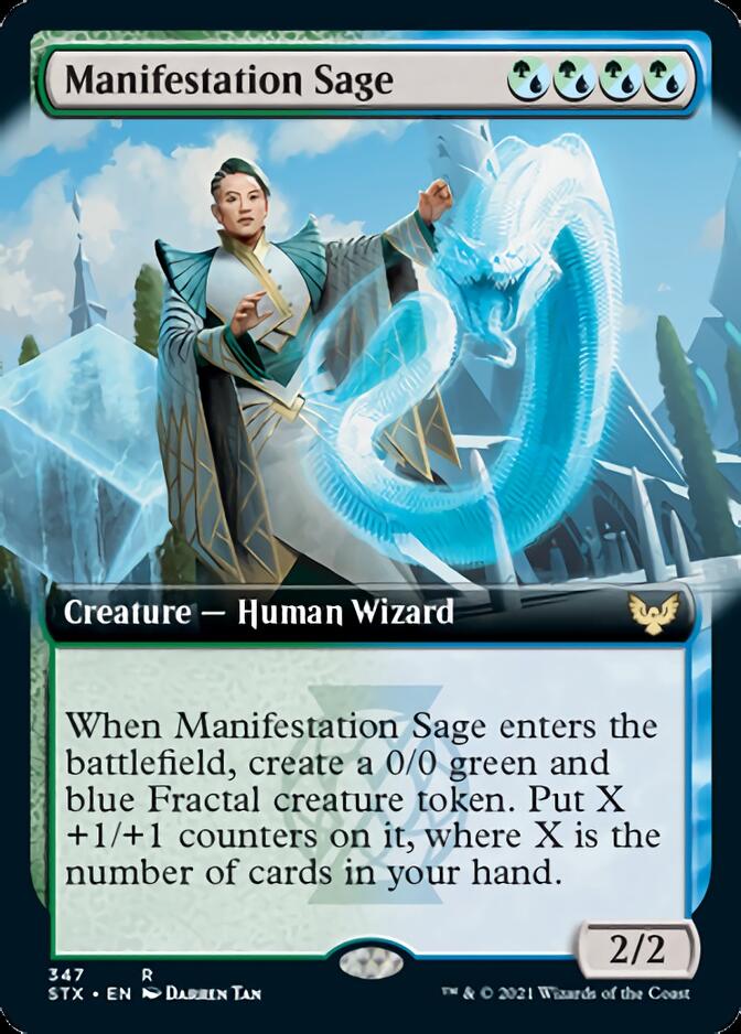 Manifestation Sage (Extended Art) [Strixhaven: School of Mages] | Pegasus Games WI