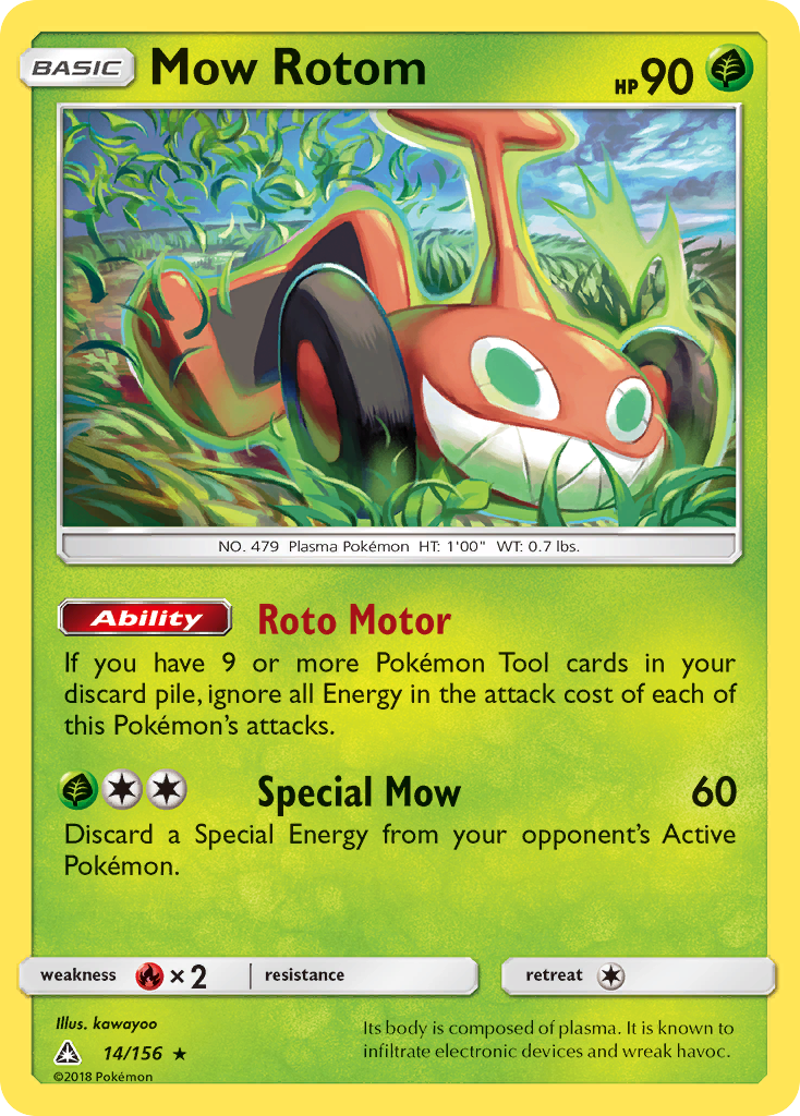 Mow Rotom (14/156) [Sun & Moon: Ultra Prism] | Pegasus Games WI