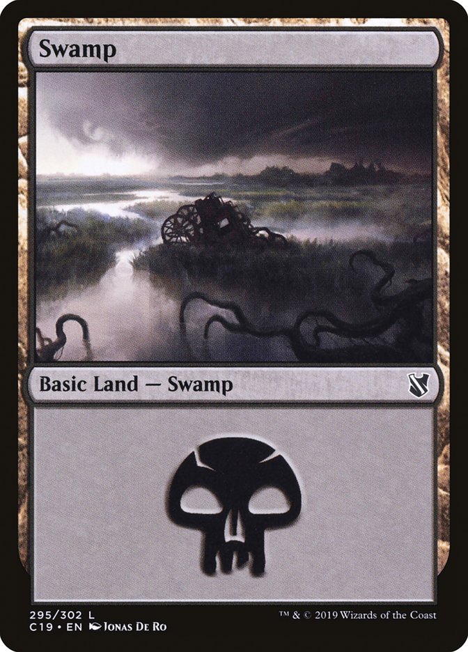 Swamp (295) [Commander 2019] | Pegasus Games WI