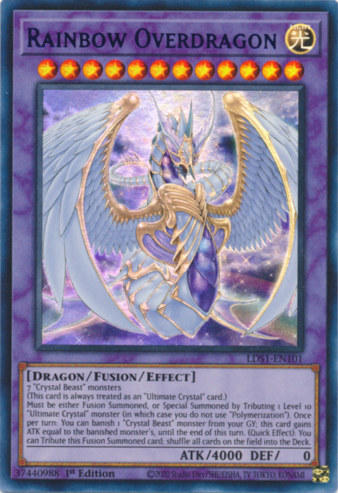 Rainbow Overdragon (Purple) [LDS1-EN101] Ultra Rare | Pegasus Games WI