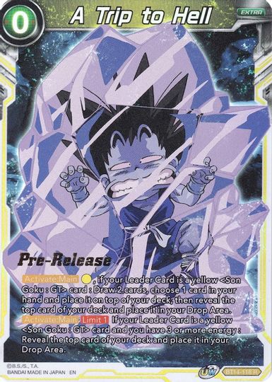 A Trip to Hell (BT14-118) [Cross Spirits Prerelease Promos] | Pegasus Games WI