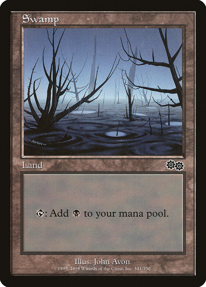 Swamp (341) [Urza's Saga] | Pegasus Games WI