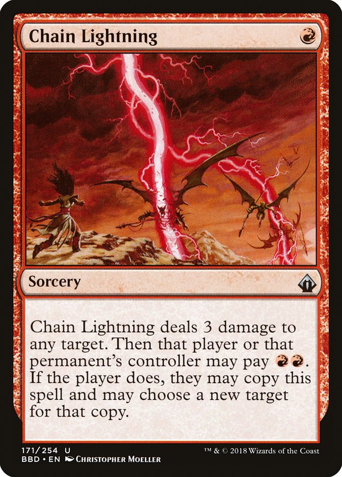 Chain Lightning [Battlebond] | Pegasus Games WI