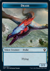 Drake // Elemental (002) Double-Sided Token [Commander 2021 Tokens] | Pegasus Games WI