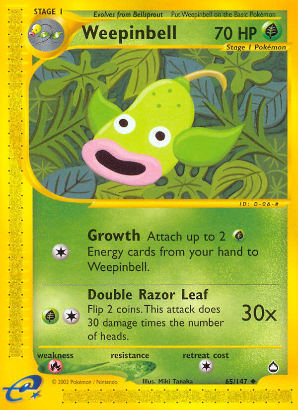 Weepinbell (65/147) [Aquapolis] | Pegasus Games WI