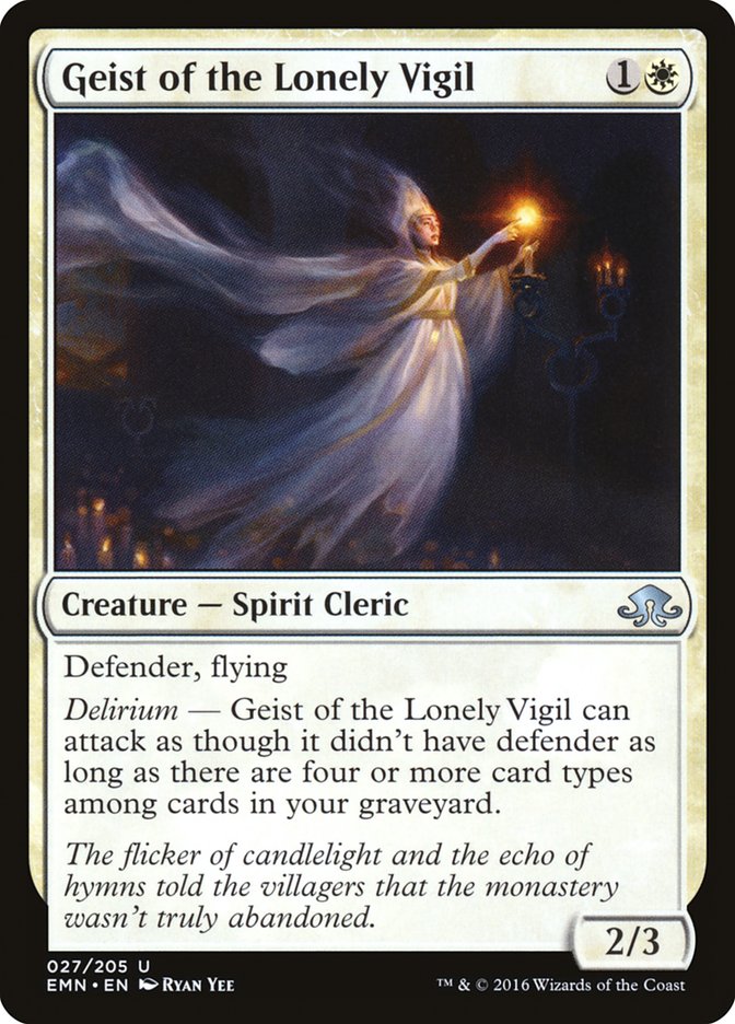 Geist of the Lonely Vigil [Eldritch Moon] | Pegasus Games WI