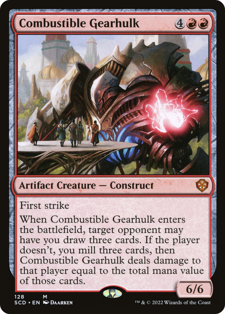 Combustible Gearhulk [Starter Commander Decks] | Pegasus Games WI