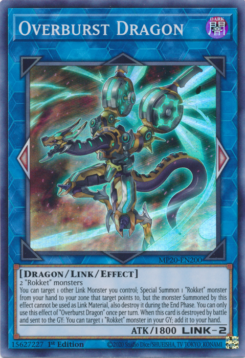 Overburst Dragon [MP20-EN200] Super Rare | Pegasus Games WI