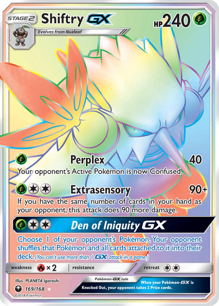 Shiftry GX (169/168) [Sun & Moon: Celestial Storm] | Pegasus Games WI