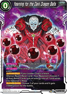 Yearning for the Dark Dragon Balls (Common) [BT13-149] | Pegasus Games WI