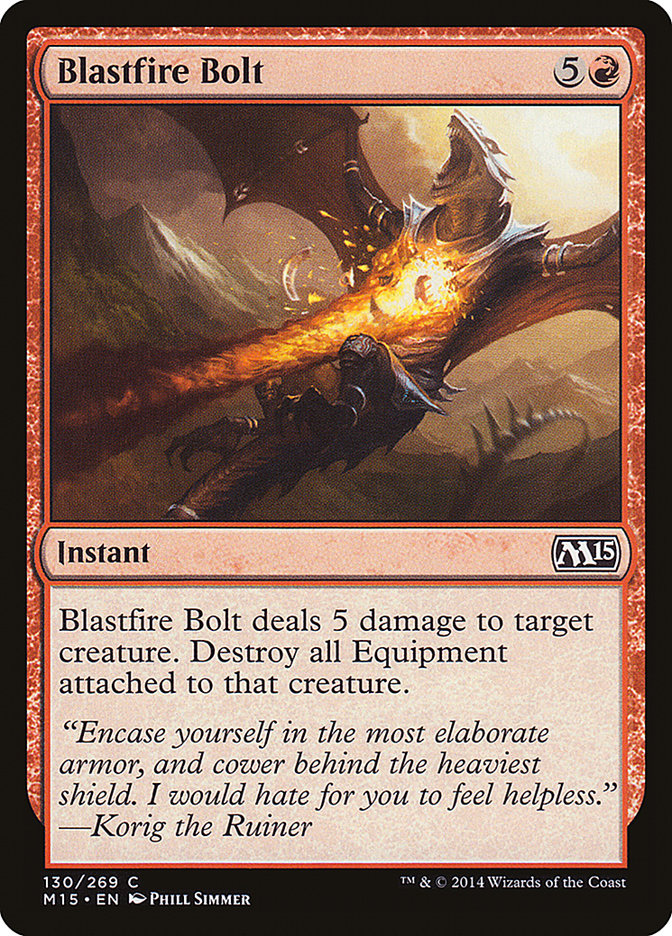 Blastfire Bolt [Magic 2015] | Pegasus Games WI